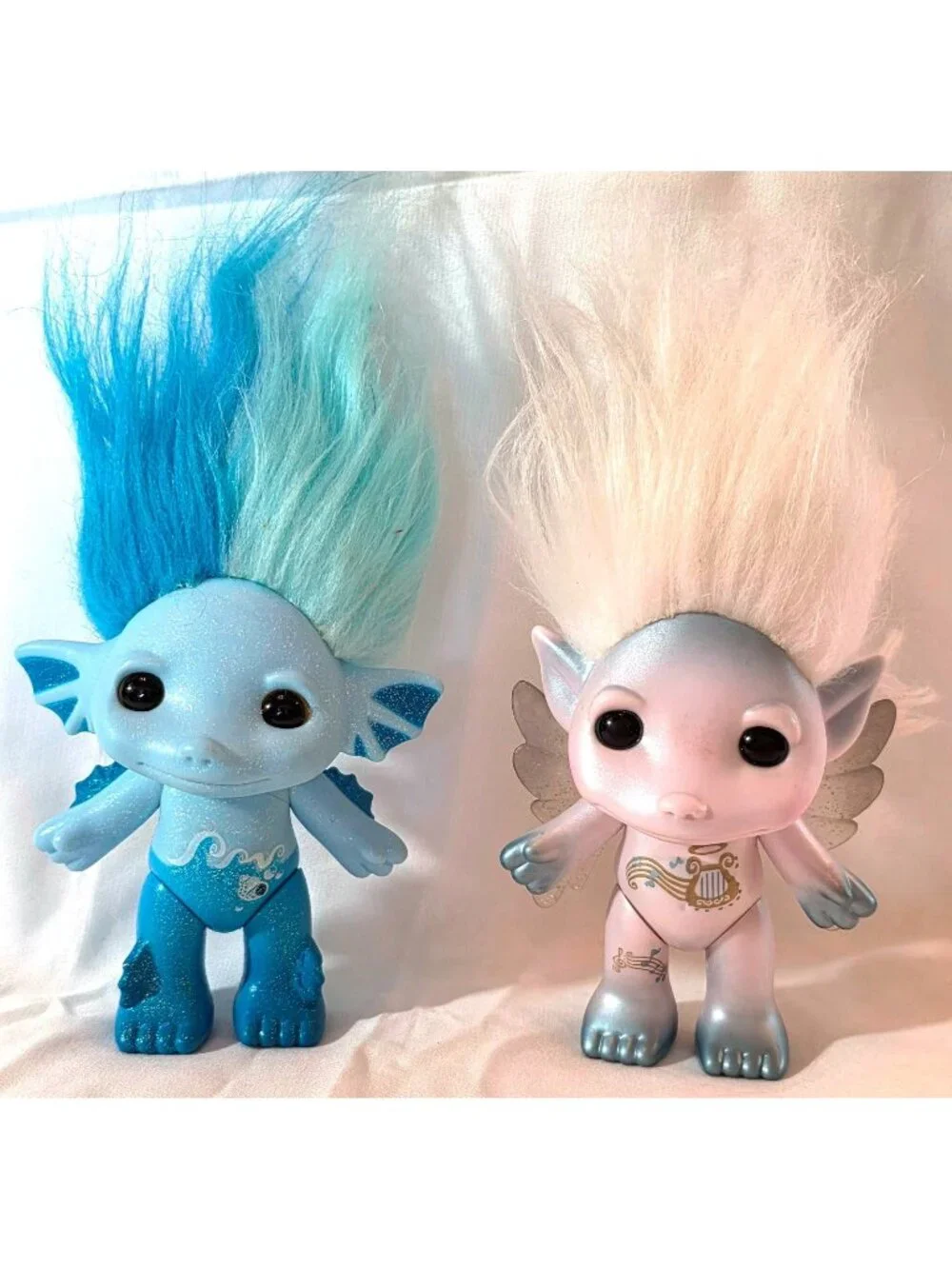 SUPER ZELF Angelala angel Mermalade mermaid 2 large troll dolls 4
